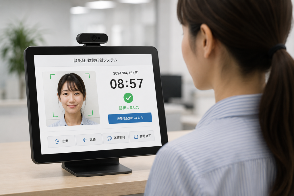 顔認証勤怠システムにおけるProoFaceの導入
