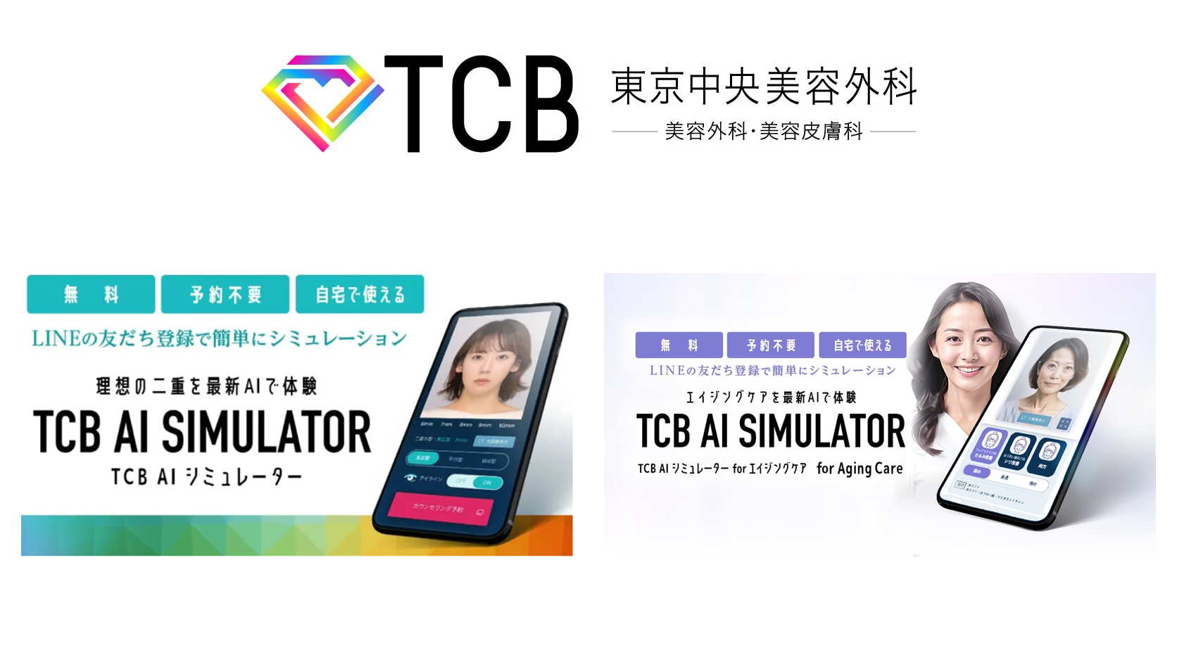 TCBの二重シミュレーターとエイジングケア向けシミュレーター